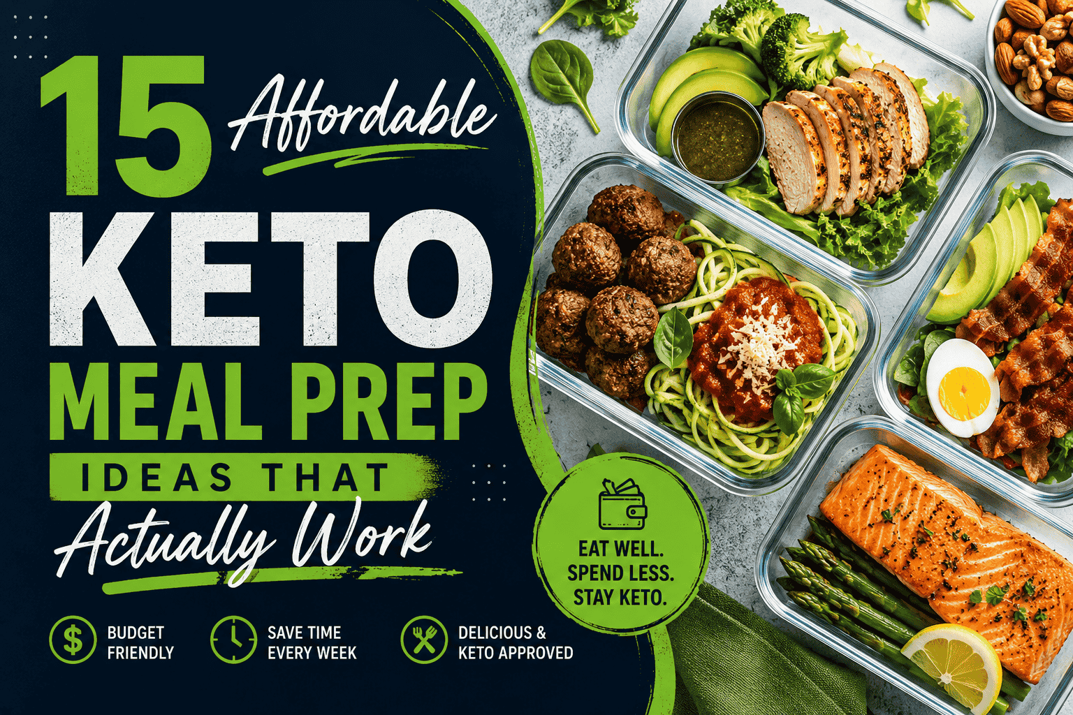 15 Affordable keto Meal Prep Ideas