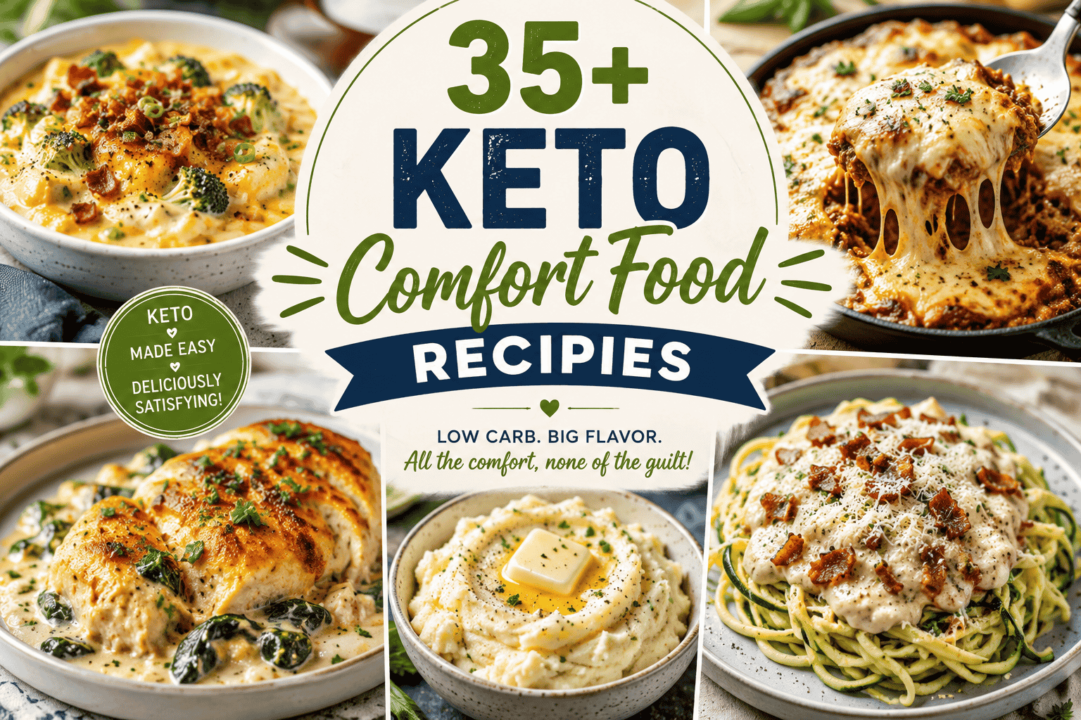 35+ keto Comfort Food Recipies