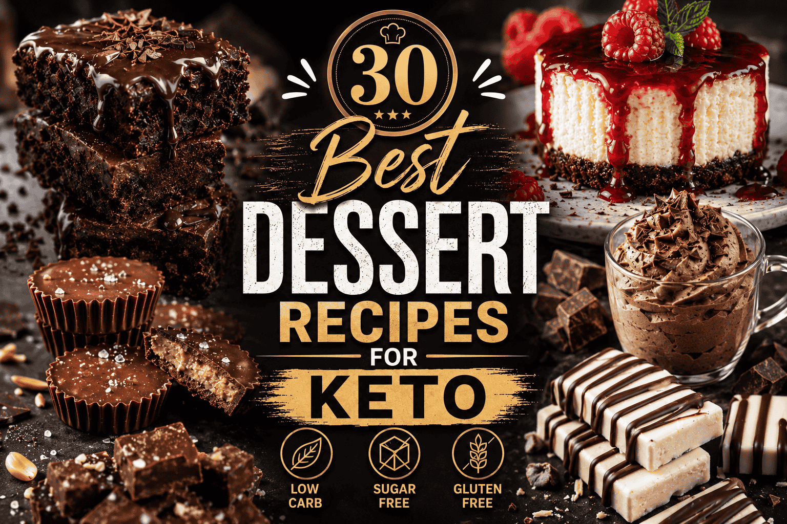 30 Best Dessert Recipies For KETO