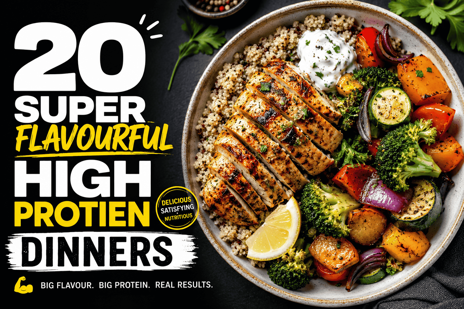 20 super flavourful high protien dinners