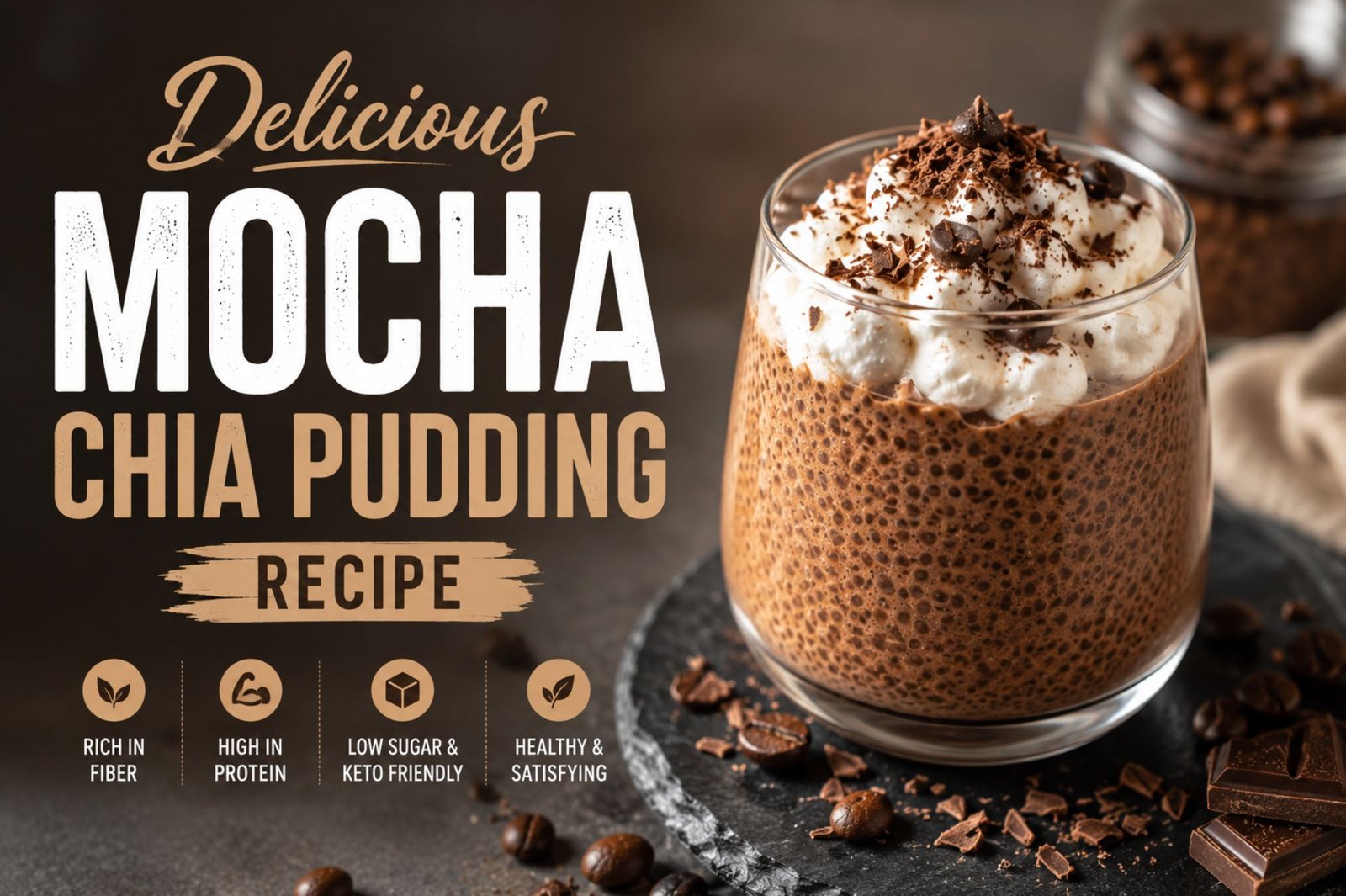 Delicious Mocha chia pudding Recipe