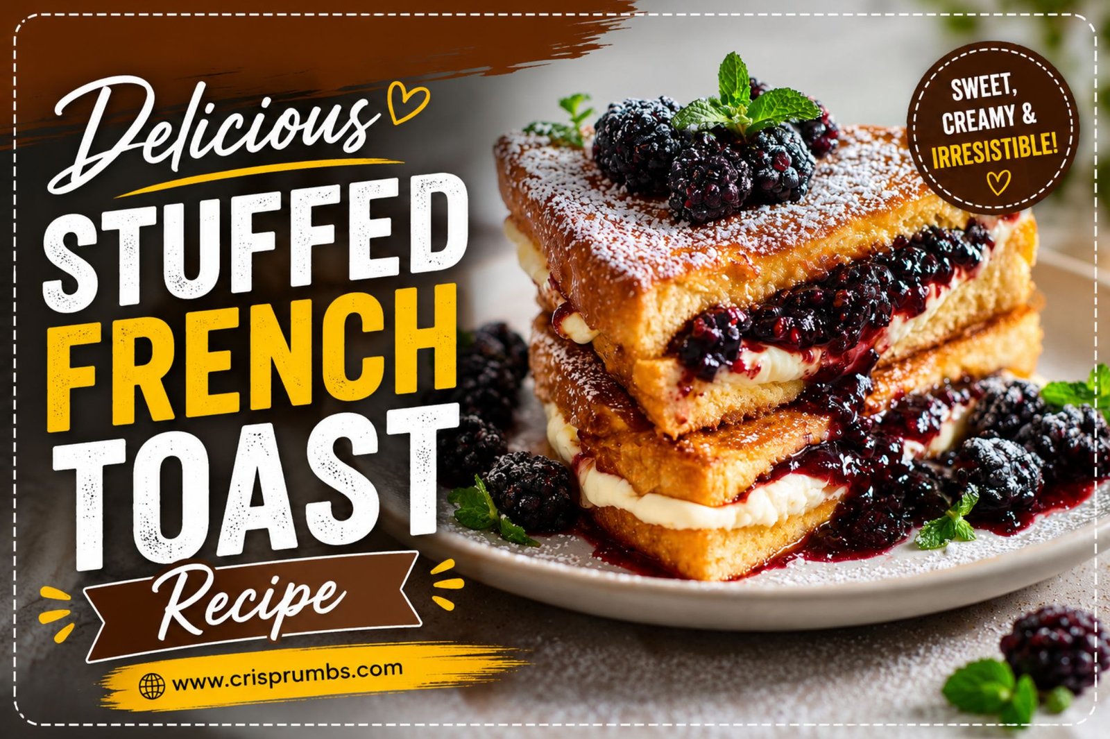 Delicious Stuffed french toast Recipe