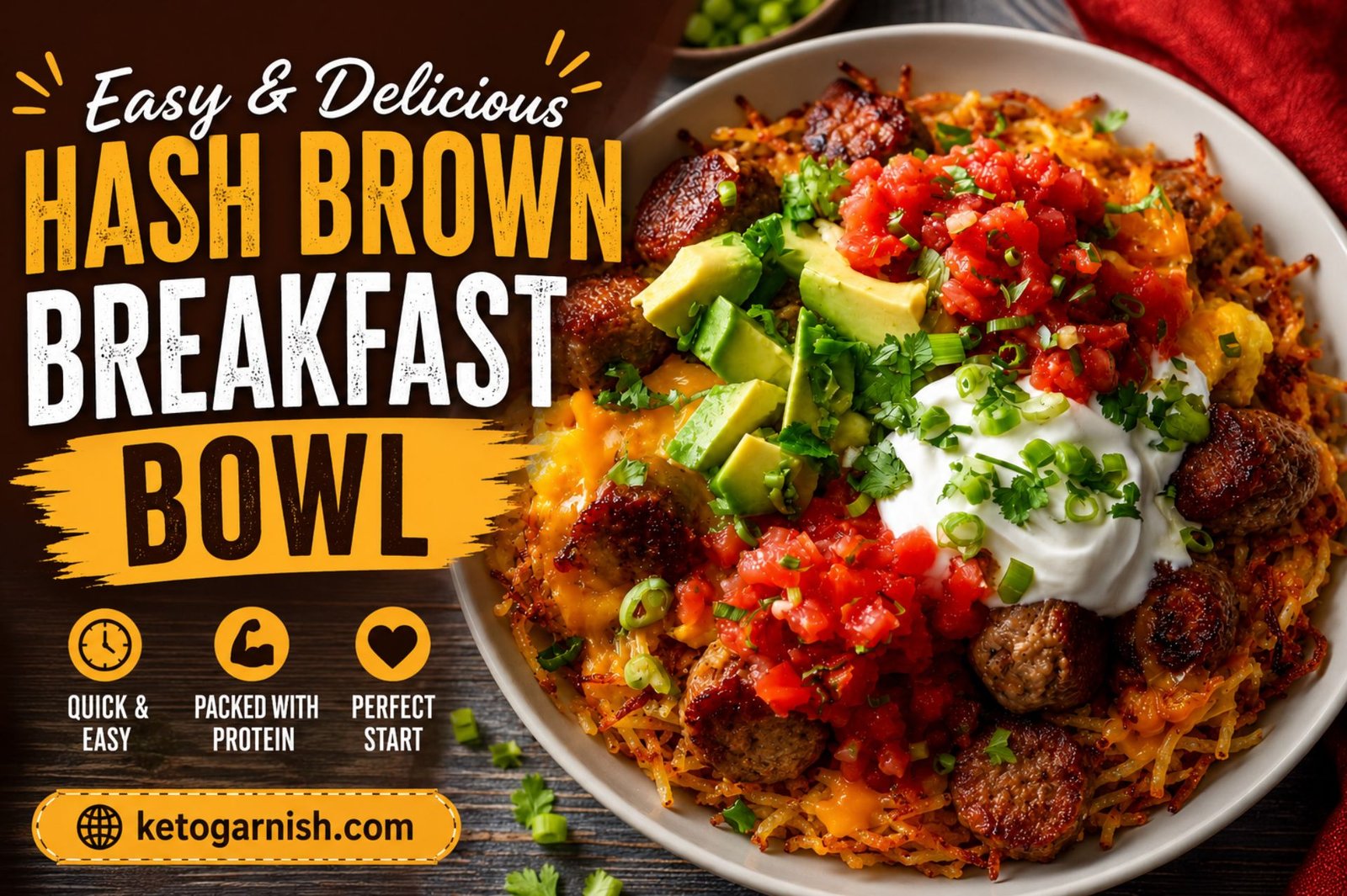 Delicious Hash Brown Breakfast Bowl Recipe