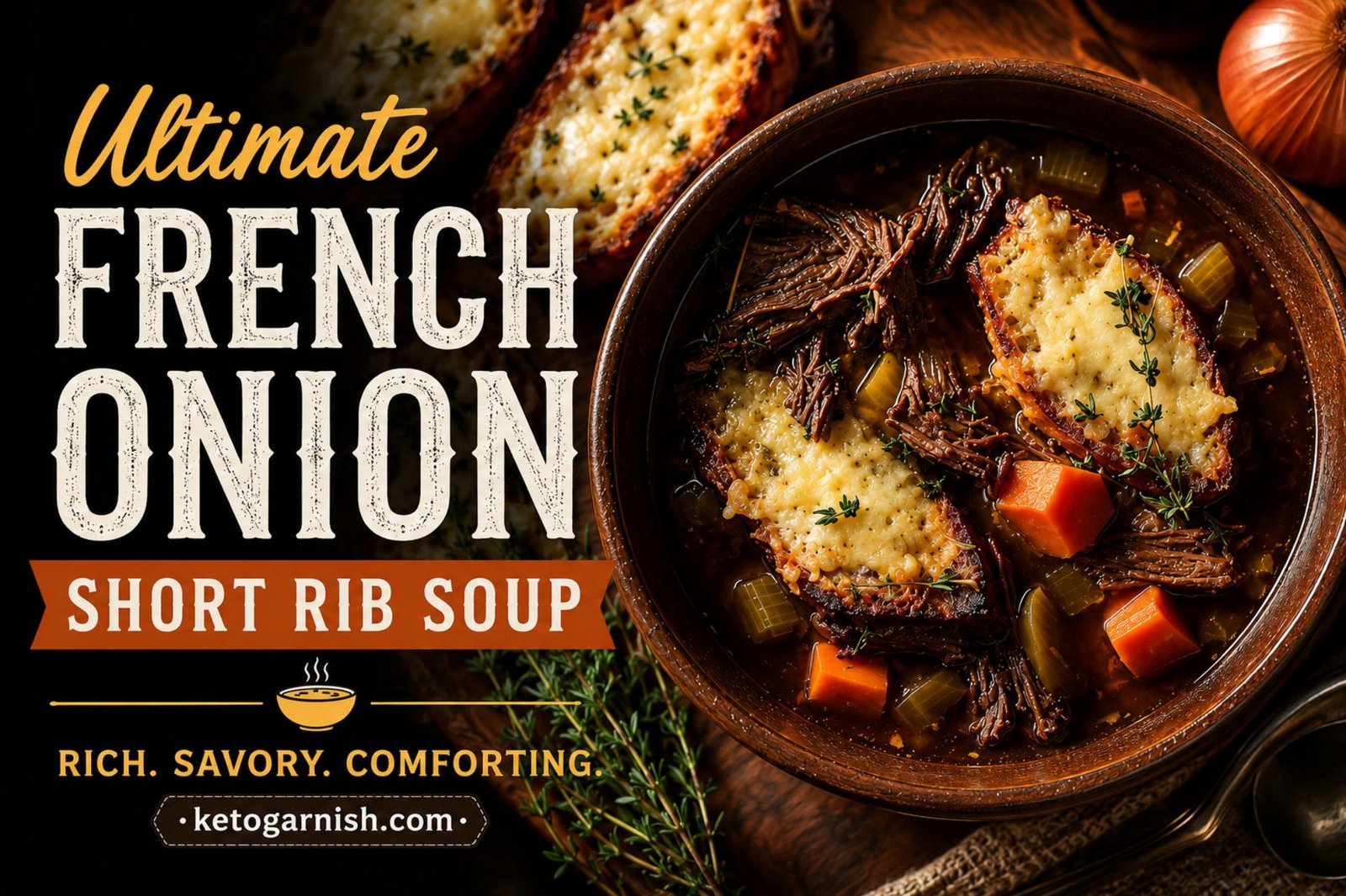 Ultimate French Onion Short Rib Soup