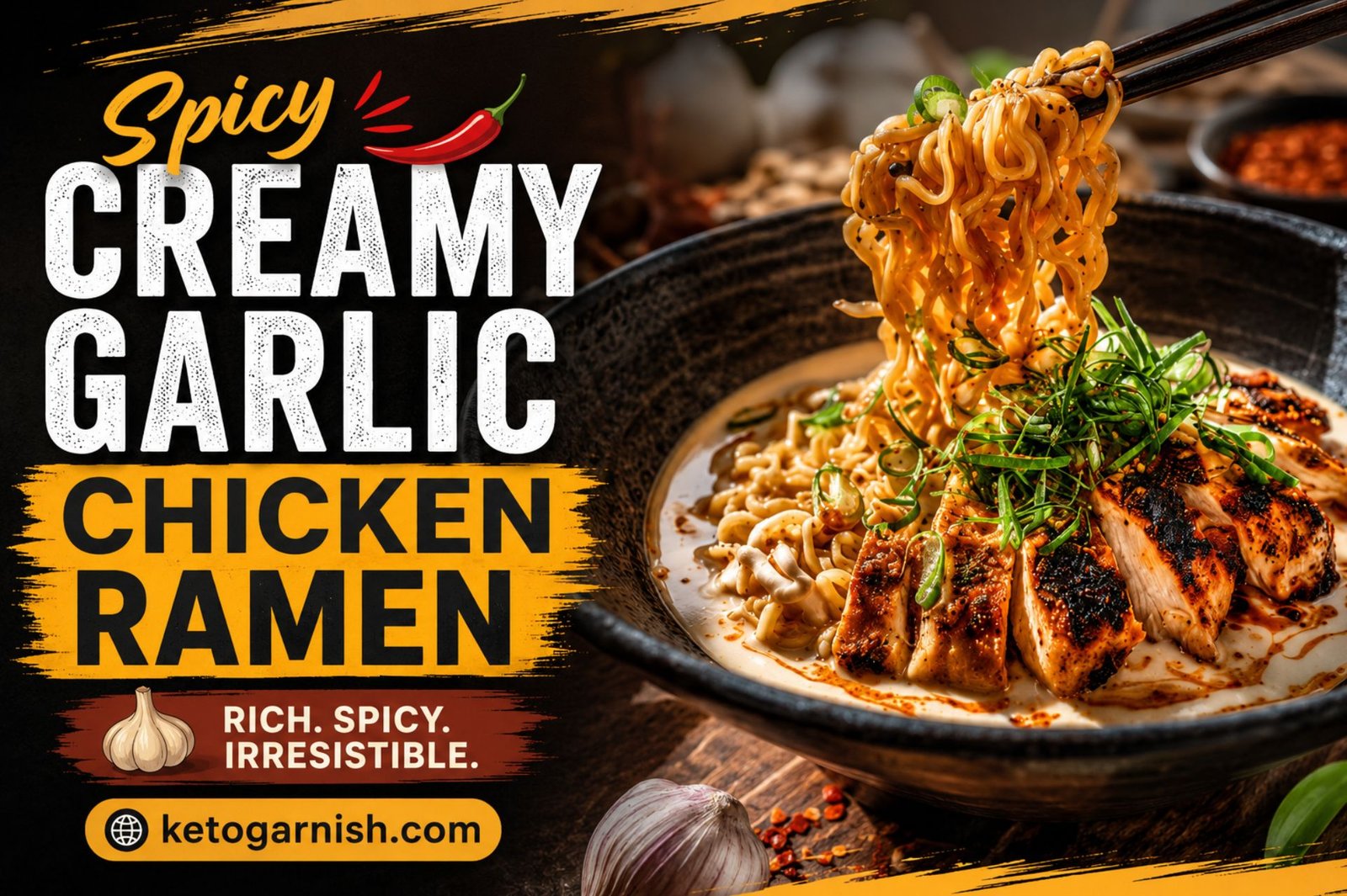 garlic chicken ramen 