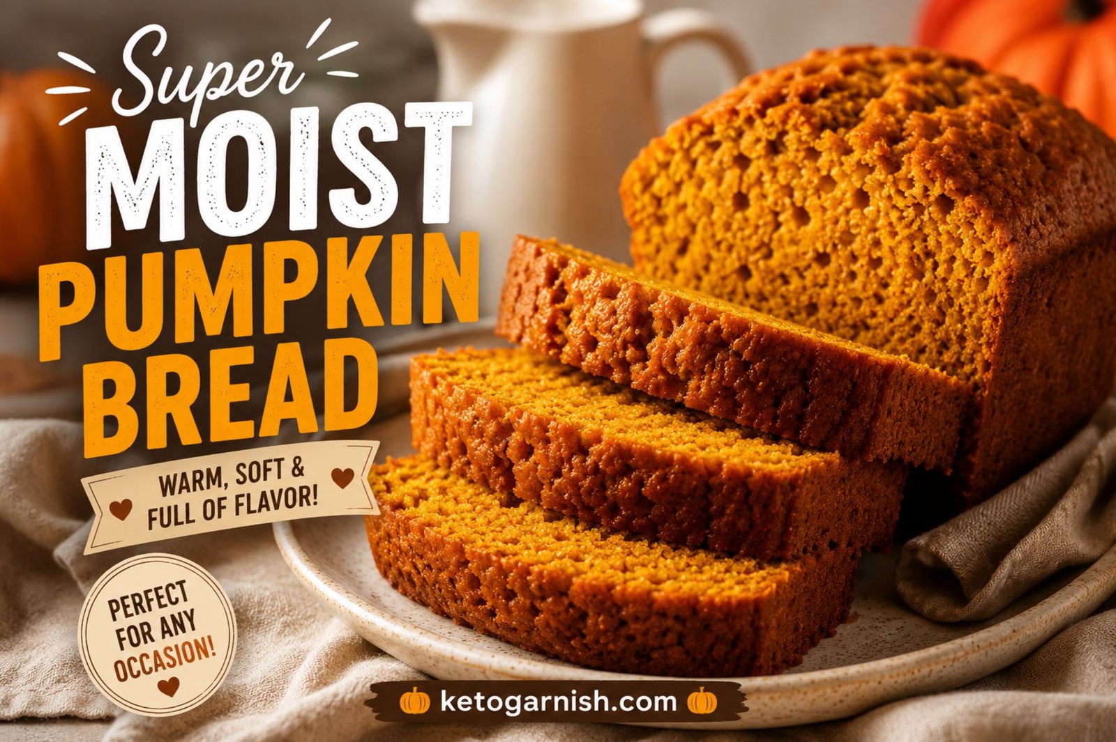 Super moist pumpkin bread