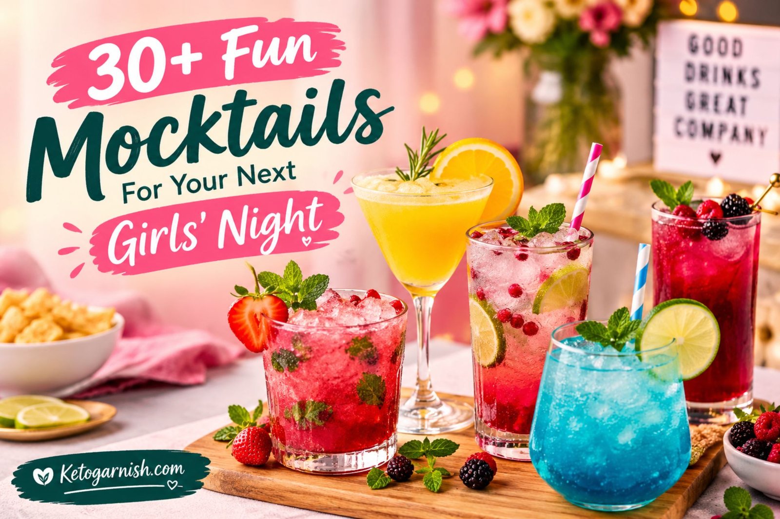 30+ Fun MocktailsFor Your Next Girls’ Night