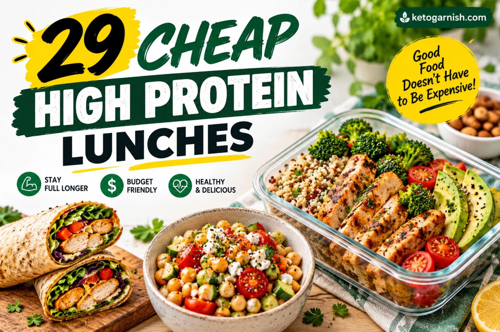 29 cheap high protein lunches