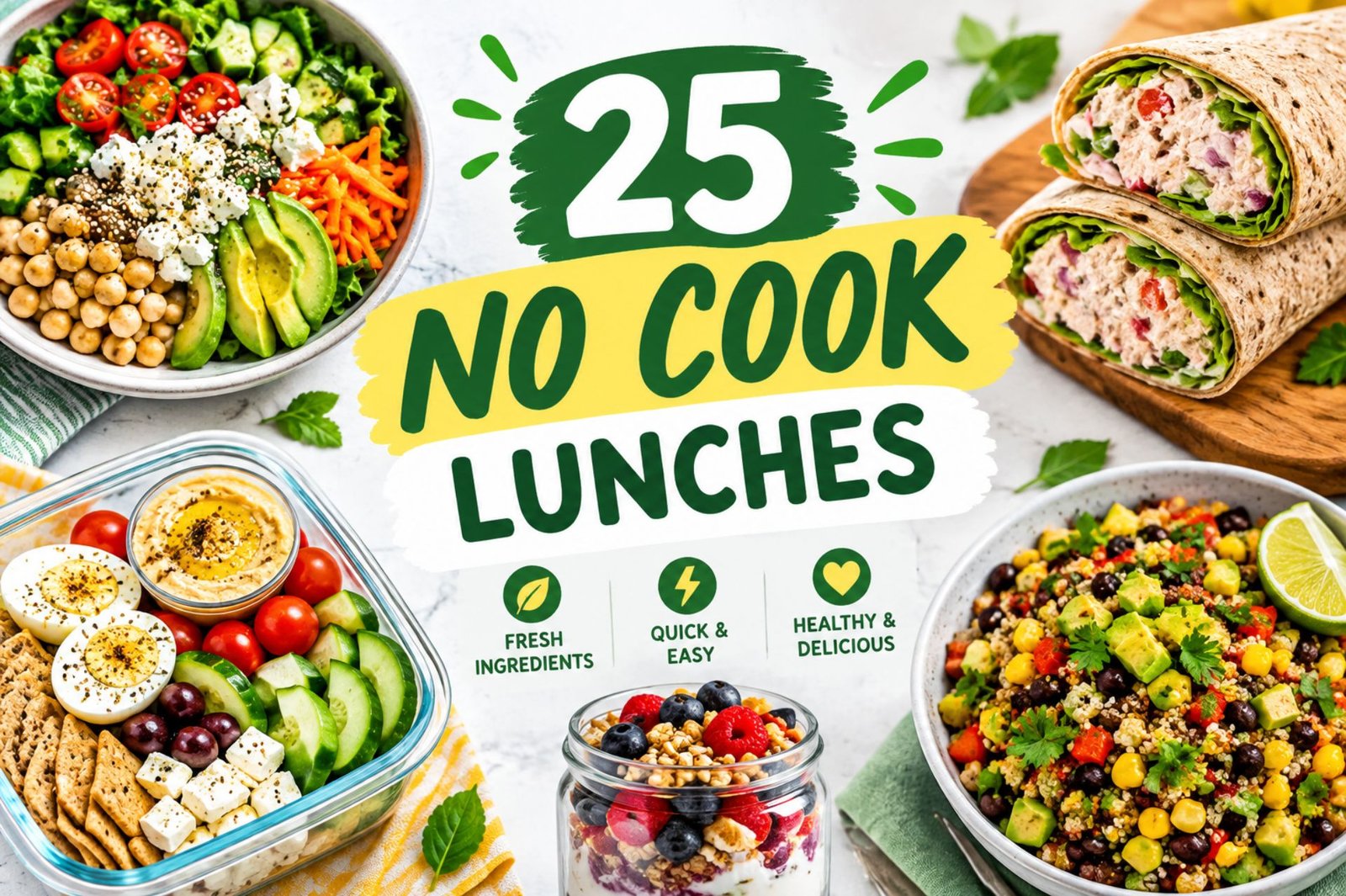25 no cook lunches