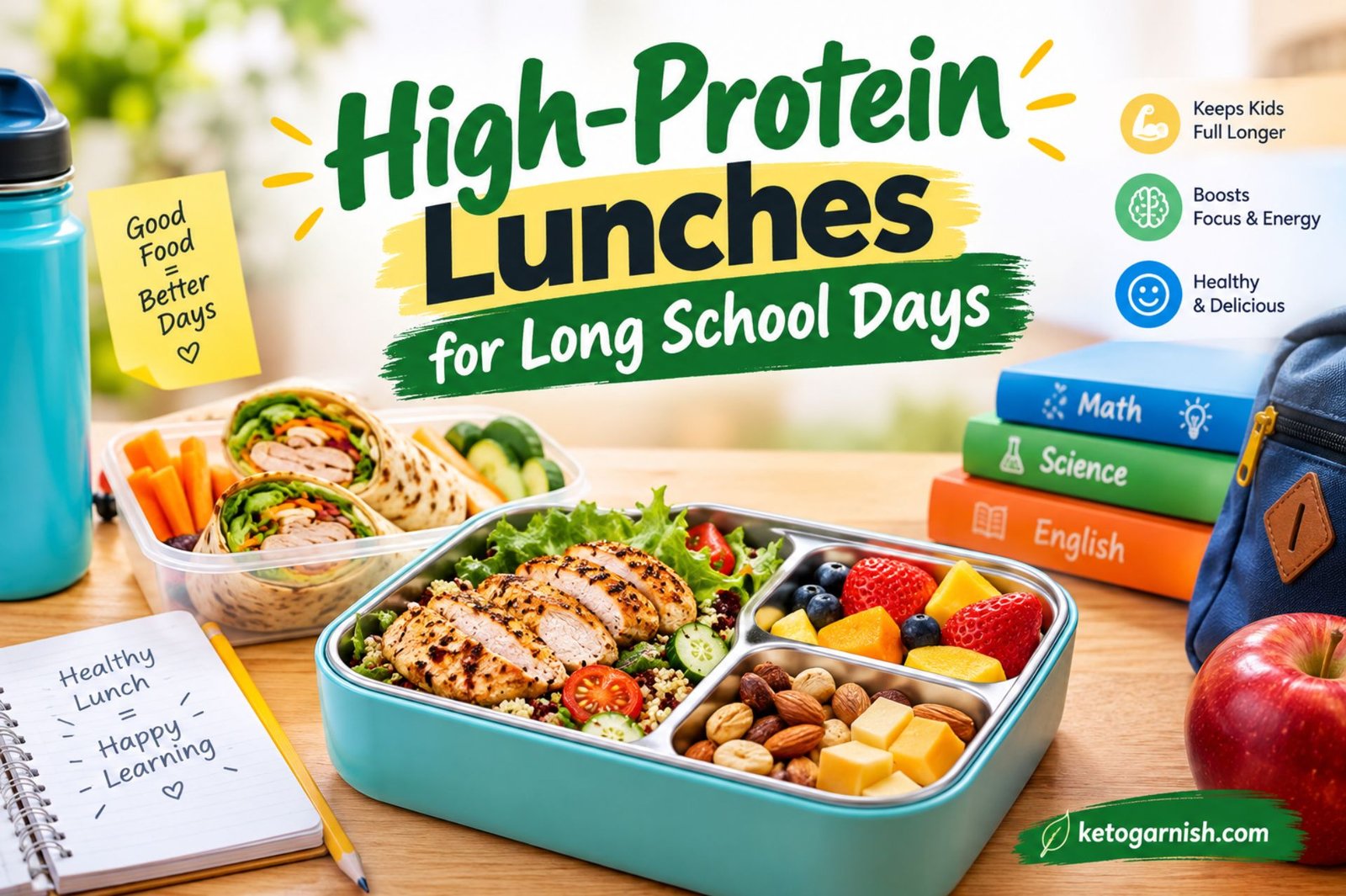 High-Protein Lunches for Long School Days