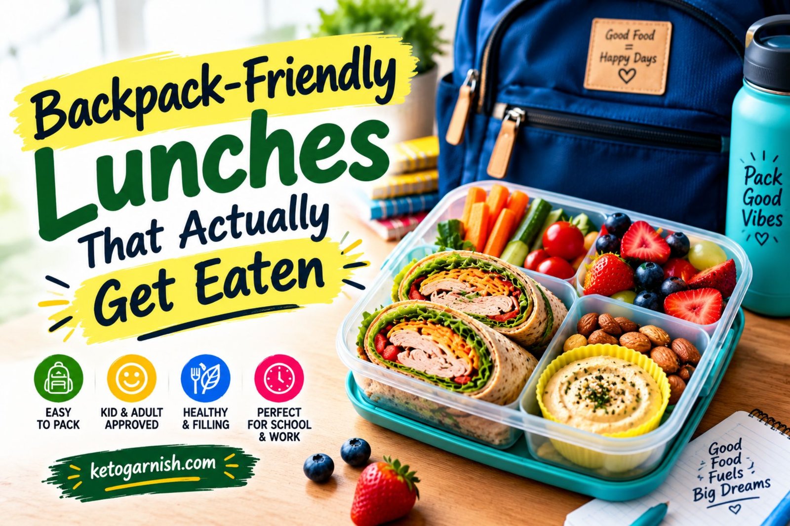 Backpack-Friendly Lunches That Actually Get Eaten