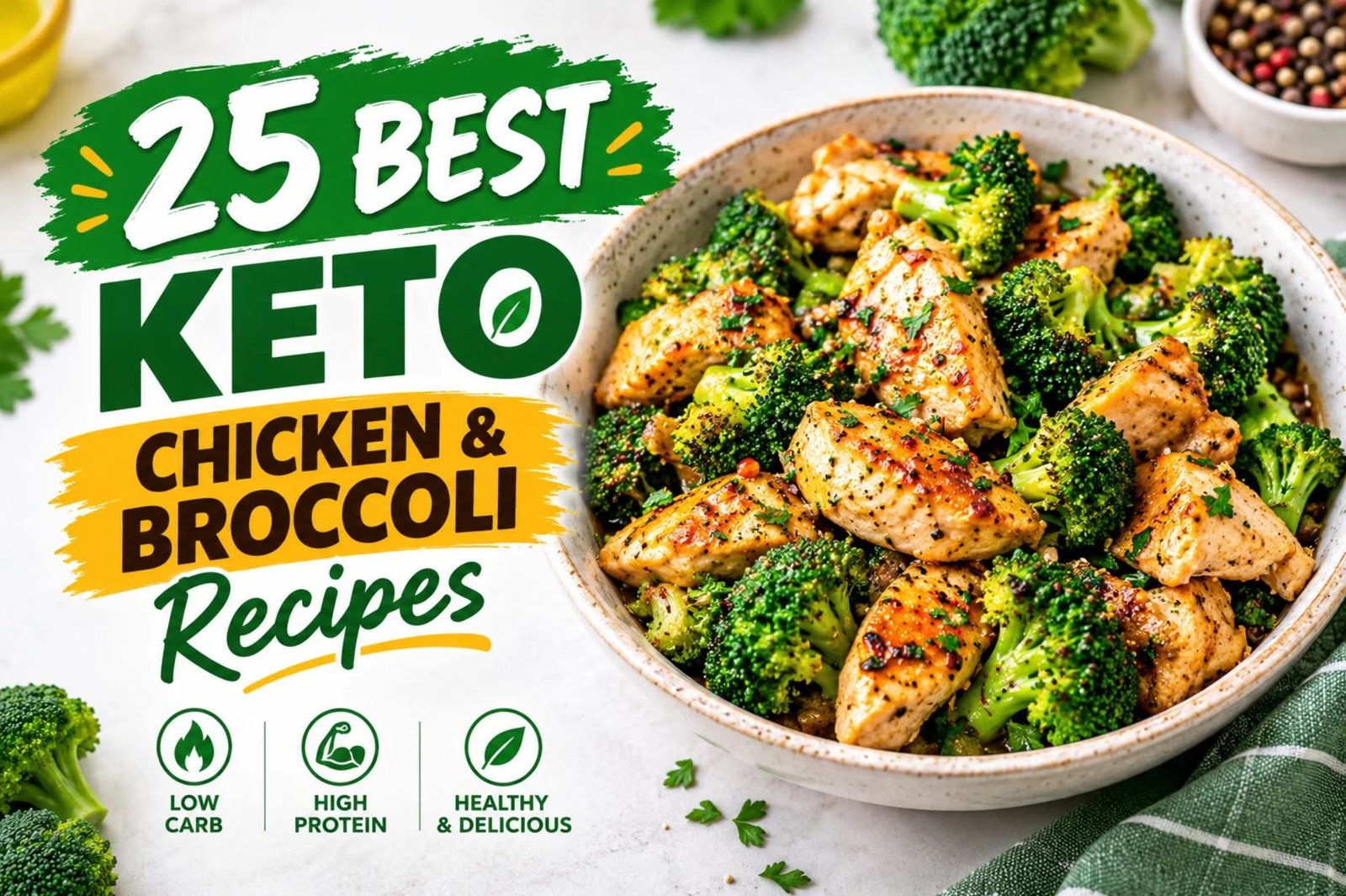 25 Best Keto Chicken and Broccoli Recipes 🥦🍗