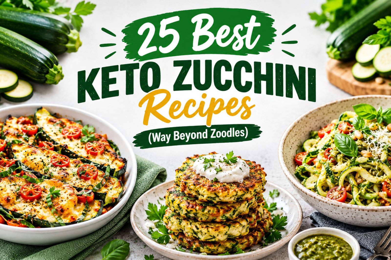25 Best Keto Zucchini Recipes