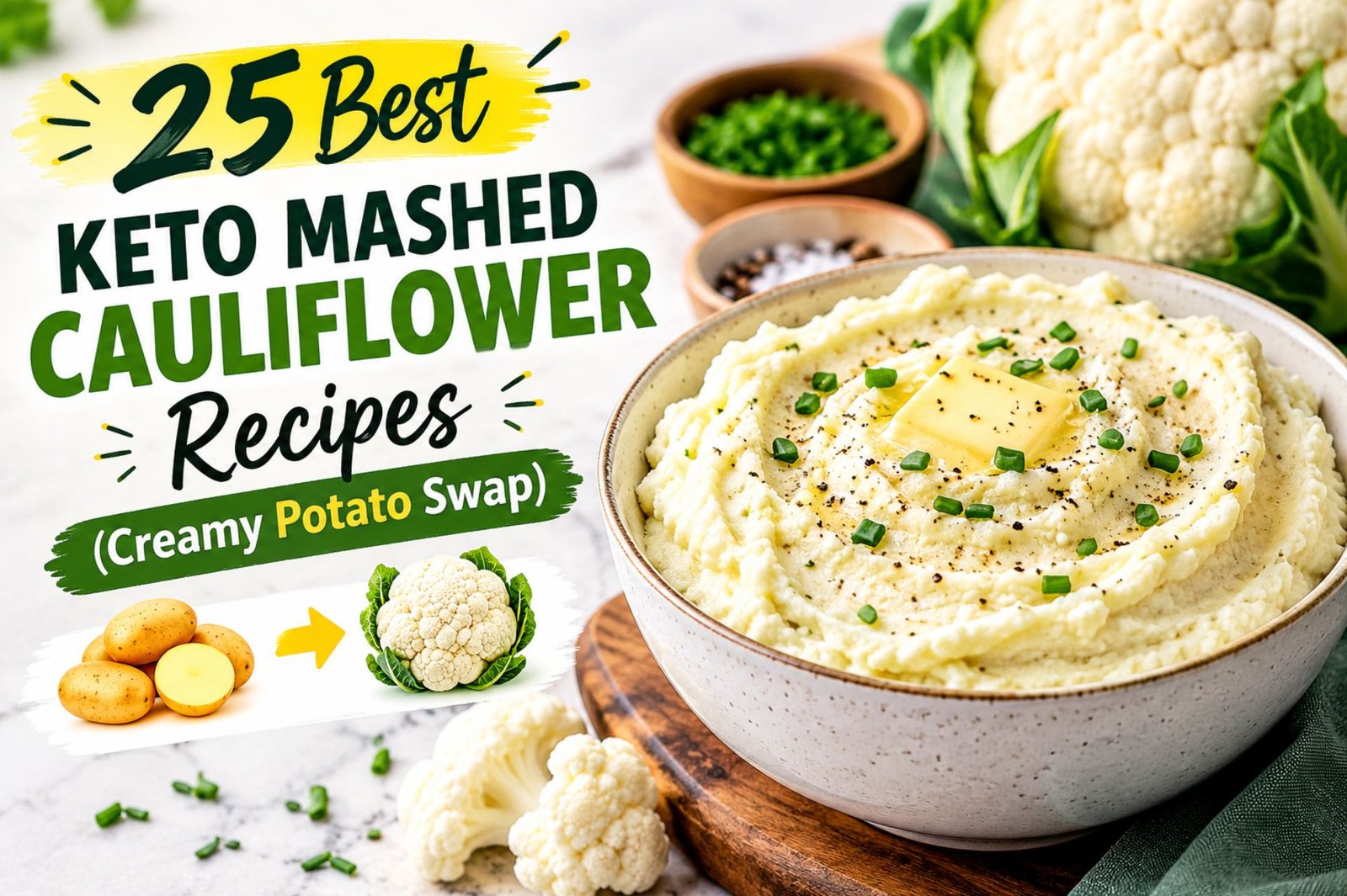 25 Best Keto Mashed Cauliflower Recipes
