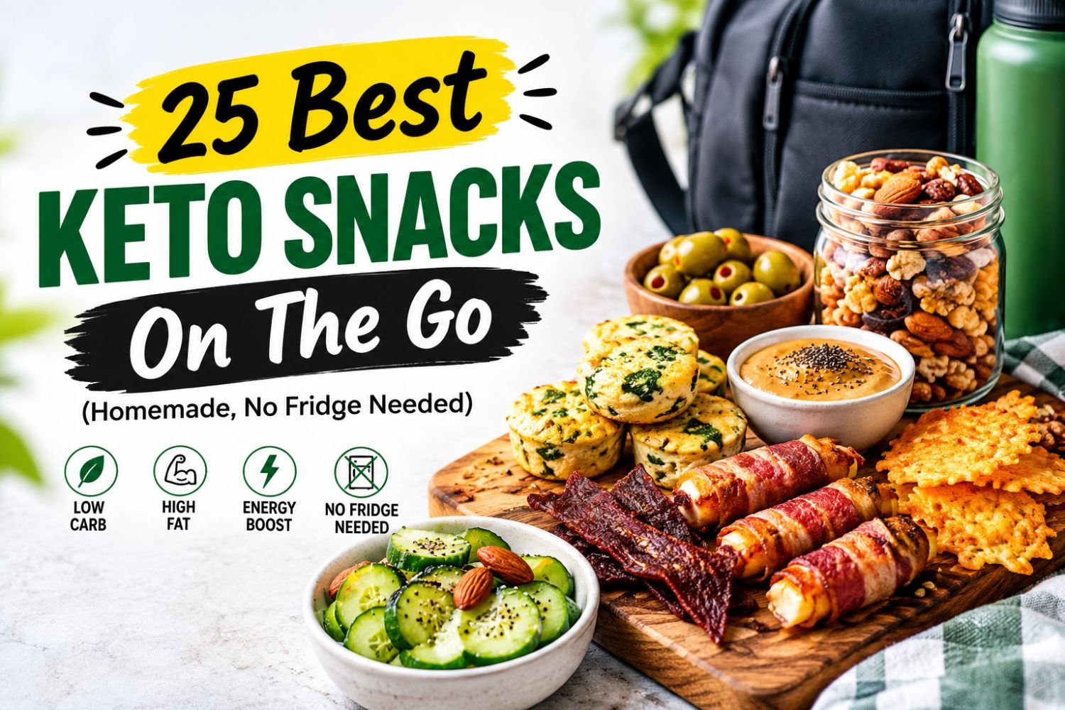 25 Best Keto Snacks On The Go